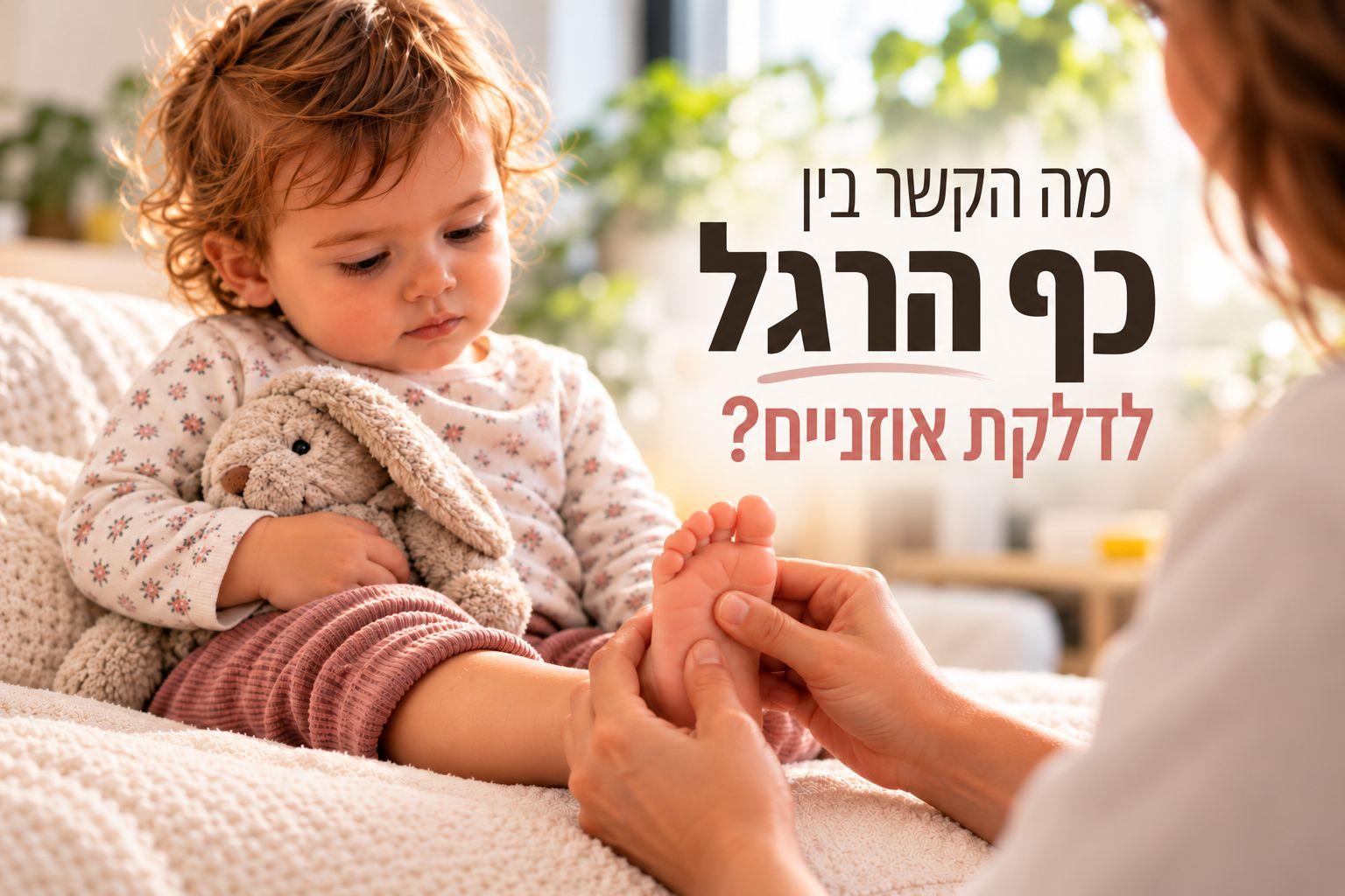 הבייבי סובל מדלקת אוזניים?