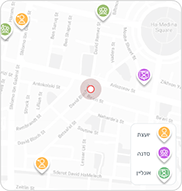 המפה האינטראקטיבית